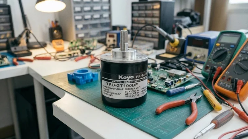 Panduan Wiring Rotary Encoder Koyo TRD-2T100BF-2M ke Modul PLC Industri